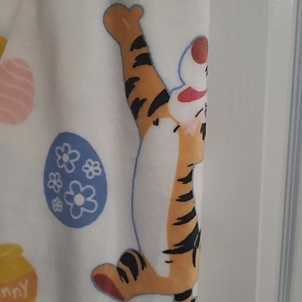 Disney 2025 Winnie The Pooh White Easter 50x70 Plush Blanket Cloud Throw New